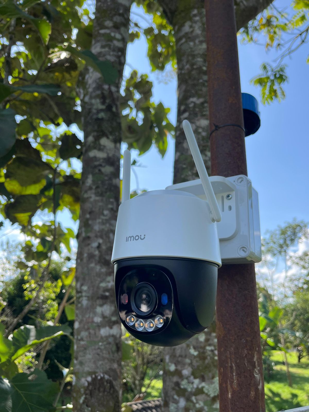 Camara de seguridad lista para monitoreo 24/7
